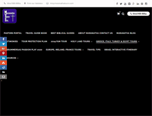 Tablet Screenshot of maranathatours.com